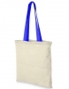 Bawełniana torba na zakupy z kolorowymi uchwytami