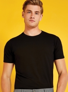 T-shirt męski Kustom Kit z prążkowanym dekoltem