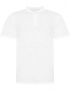 Koszulka polo męska o modnym fasonie z bocznymi rozcięciami