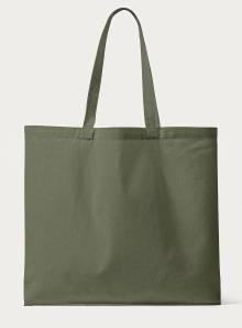 Organic Canvas Carrier Bag Medium Long Handle London 02