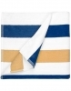 Ręcznik plażowy w modne wielokolorowe pasy z bawełny czesanej