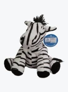 Sympatyczna maskotka pluszowa Zebra