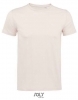 T-shirt męski z bawełny organicznej bez szwów bocznych